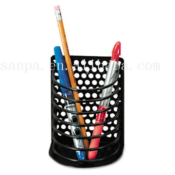 Modern Personal Stationery Funny Metal Pen Holder For Office/School/Home