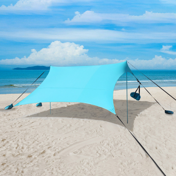 Factory Direct Portable Sun Shelter - Outdoor Camping Tent with Sand Anchor