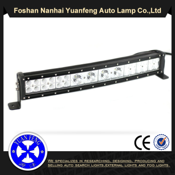 Waterproof off road LED light bar wholesale car curved led light bar double illumination 4D LED light bar