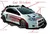 Custom vinyl static cling sticker, car body stickers