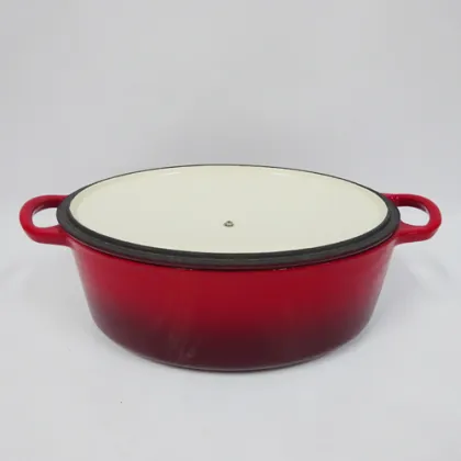 Oval Cast Iron Casserole Dish/Casserole/Stock Pots