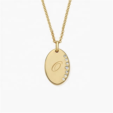 Yiwu Aceon Stainless Steel Mini Charm Pendant with Stone Set Around Edge