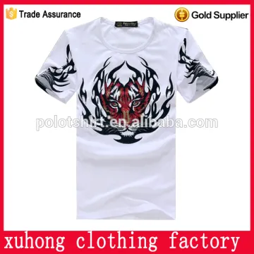 High Quality 100%Cotton Tatto Fashion Plain White T Shirts, T Shirts Manufacturers China