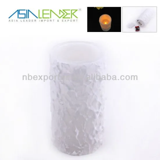 Big Size LED Candle Light with snow effect