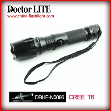 2015 Super Bright XM-L T6 LED ซูมคบเพลิง