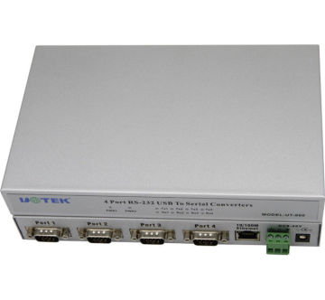 Usb Serial Cable Converter , 4-ports Usb To Rs-232 Hub 300kbps
