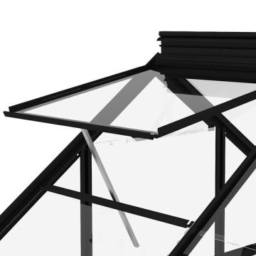 Sistema di ventilazione per lucernario in alluminio
