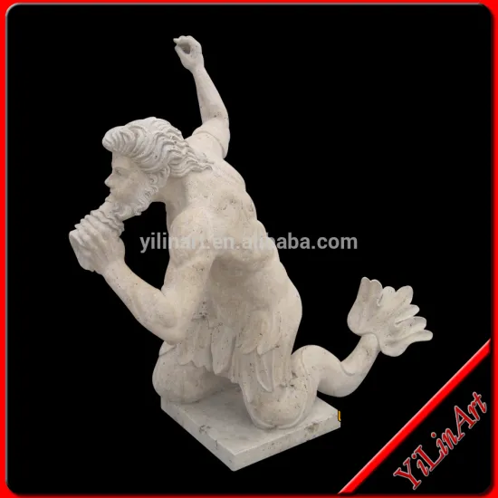 Yellow Marble Stone Roman Statues For Sale