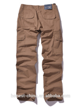 2016 hot selling long classic cotton garment wash colorful cargo pants