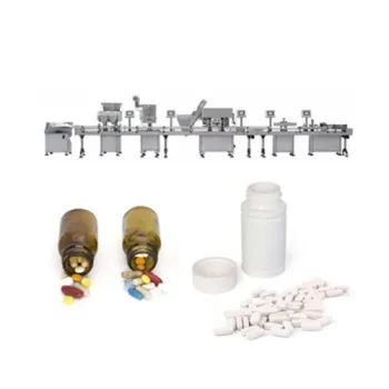Automatic pharmaceutical bottle packing line