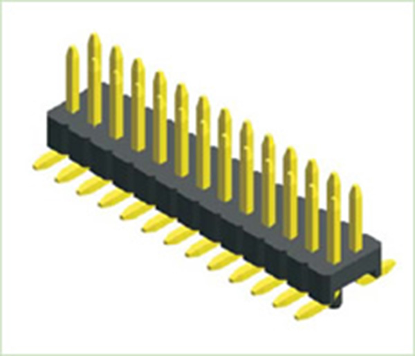 0.8mm (.031 &quot;) Header SMT180/Straight (.031&quot;) (.031 &quot;)