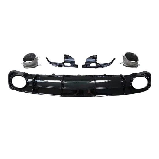 2016-2018 Audi A6 RS6 Style Rear Diffuser with Tips and Bumper Accessories