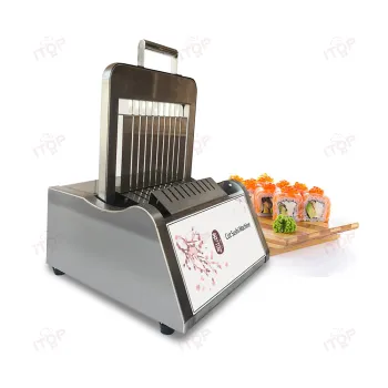 Commercial Round Square Sushi Machine - Japanese Manual Sushi Making and Cutting Machine