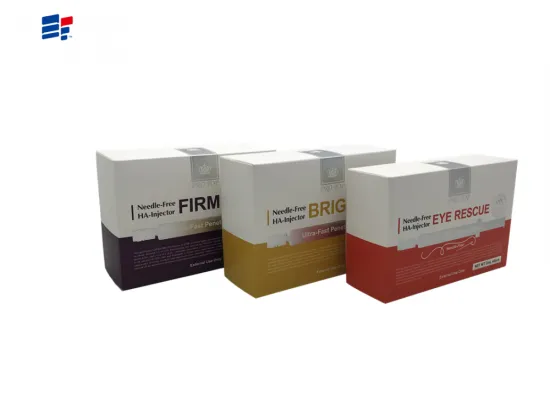 Foldable eye care product paper box