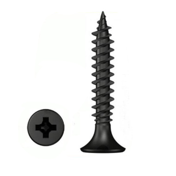 Metric drywall screws drywall to metal