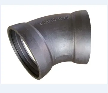 Ductile iron double socket bends