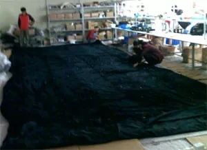 Fiber Optic Display for Stage Background