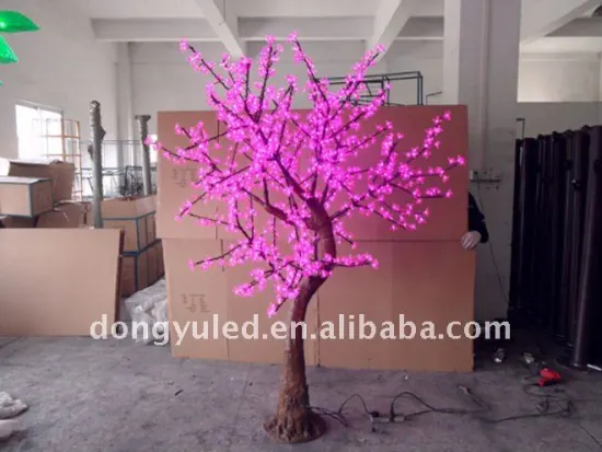 2M Artificial 24V-110V led simulation cherry tree light (CE/RoHS approval)