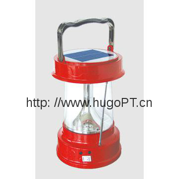 Hugo Portable Solar camping lamp with radio optional