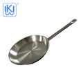 Stainless steel shiny frying pan for restaurant