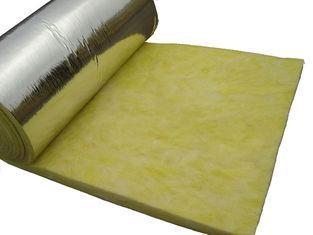 Yellow Glass Wool Thermal Insulation Blanket With Aluminum