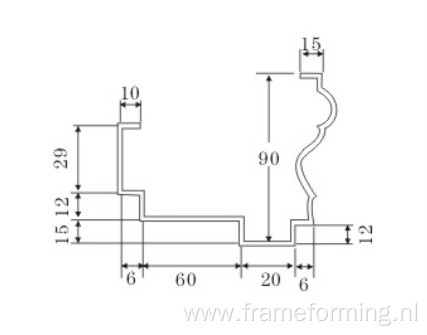 Matel steel Door Channel Roll Forming Machine