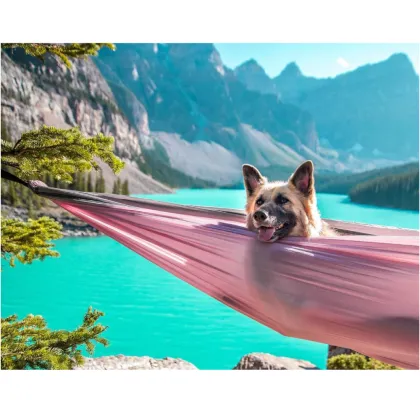 Portable Parachute Hammock: Brazilian Beach Nylon Camping Gear