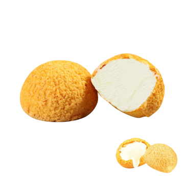 Tasty Tea Snack: Crispy Icecream Puff - Fully Baked Pastry for Cafe