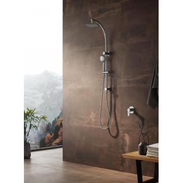 Chrome Bending Shower Column Suit