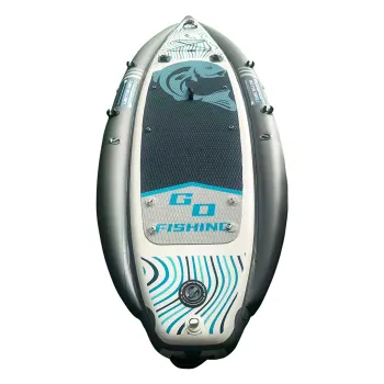 Powerful 6KW TAME BILLOW Inflatable Paddle Board: Extended Riding Time & Ideal for Fishing Activities with Included Seat