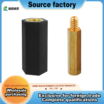 Durable Plastic Hex Standoffs with Integrated Brass Inserts