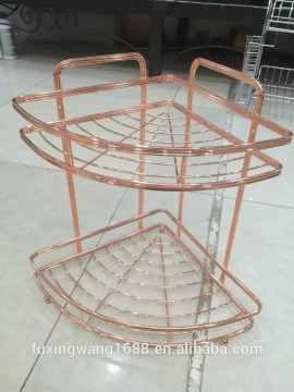 Shower Caddy, bathroom rack,Pearl Gold finish
