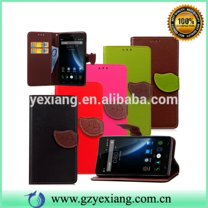 Flip Leather wallet back cover mobile smart phone case for doogee x5 pro case