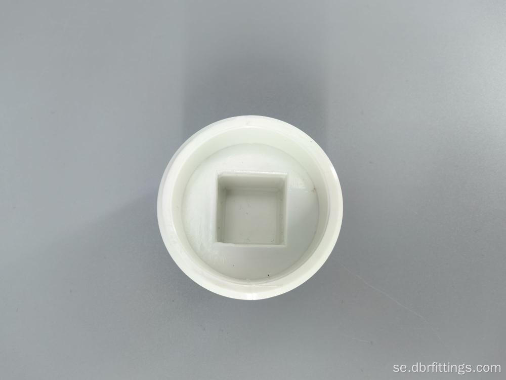 PVC Pipe Fitting Cleanout Plug MPT