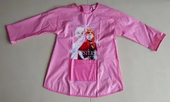 Custom Printing Plastic Children Aprons With Sleves
