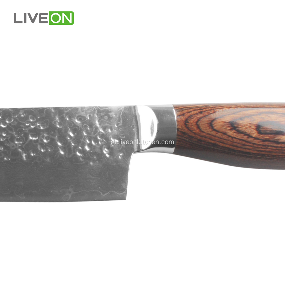 Pakka Wood Handle Μαχαίρι μαγειρικής 8 ίντσας