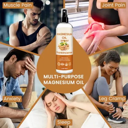Minerals Magnesium Oil Spray for Muscle Relief Calm Sleep