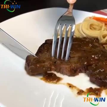 Coltello da bistecca seghettato in acciaio inossidabile di alta qualità