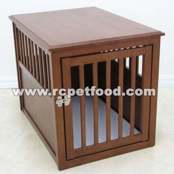 wood adjustable dog crate