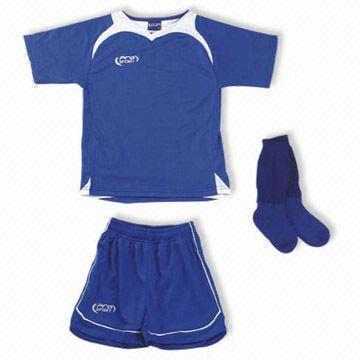 Tuta calcio poliestere 100% con ricamo Logo su requisiti personalizzati, breve Benvenuti