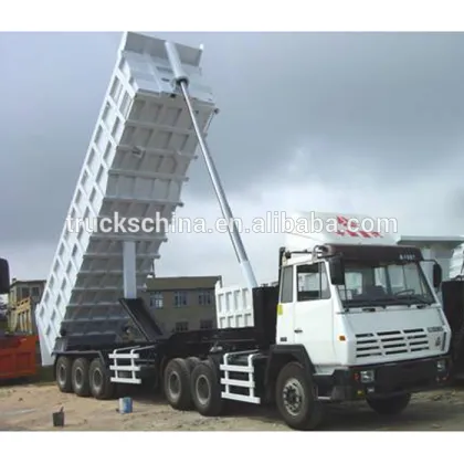 LUFENG 3 axles Dump tipping trailer