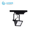 LEDER Bright Star Black Square LED Track Light