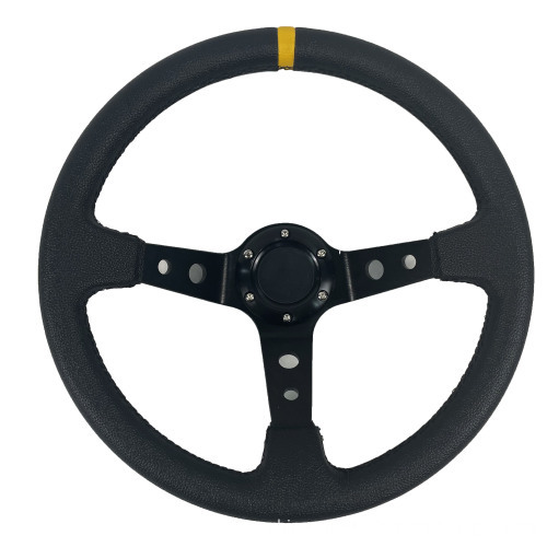 TRAPLY PVC Racing Steering Wheel with Speaker - Universal Car Accessory