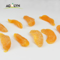 Sweet Dried Yellow Peach Sticks and slices