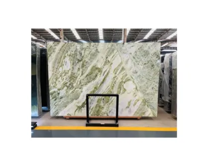 Luxurious Chinese Green Emerald Jade Marble Slab Tiles - 1-Year Warranty