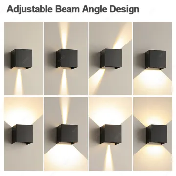 Modern Outdoor Cube LED Wall Light for Patio