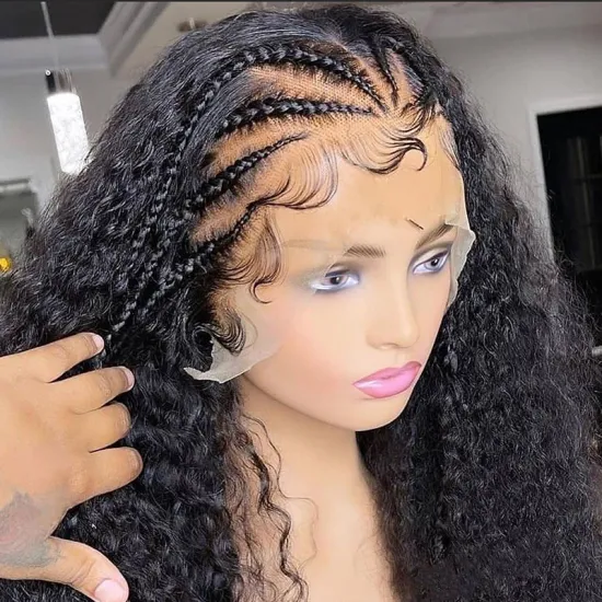 Mink Brazilian Human Glueless HD Lace Wig Unprocessed 12A Virgin Cuticle Aligned Hair 360 13x4 13x6 Lace Frontal Water Wave Wig