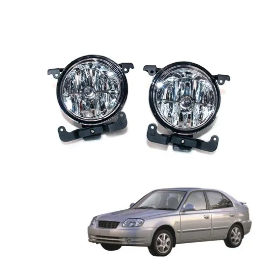 High-Power White Light Fog Lamps HY-070 for Hyundai Accent Sedan (2003-2005)