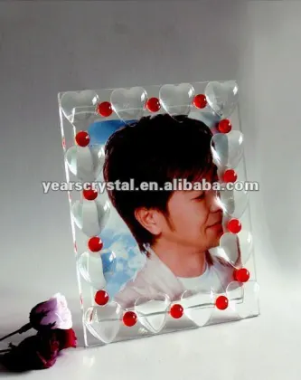 arrival crystal glass picuture Frame, crystal glass Photo Frame,crystal glass image Frame(R-1147