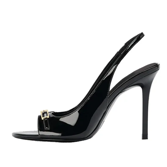 Elegant Open Toe High Heel Sandals